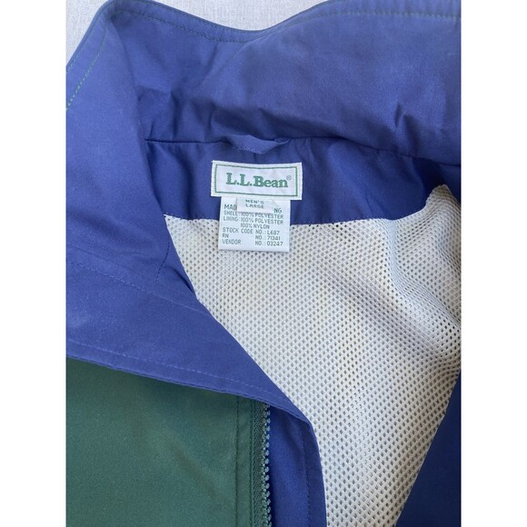 Vintage L.L. Bean Gore-Tex Rain Jacket Men’s Large Forest Green – New With Tags! - Picture 4 of 10